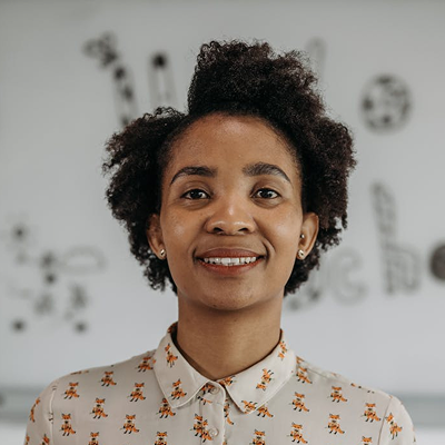 Woman smiling
