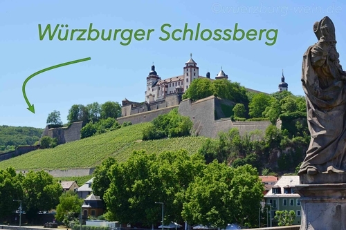 Würzburger Schlossberg unter der Festung