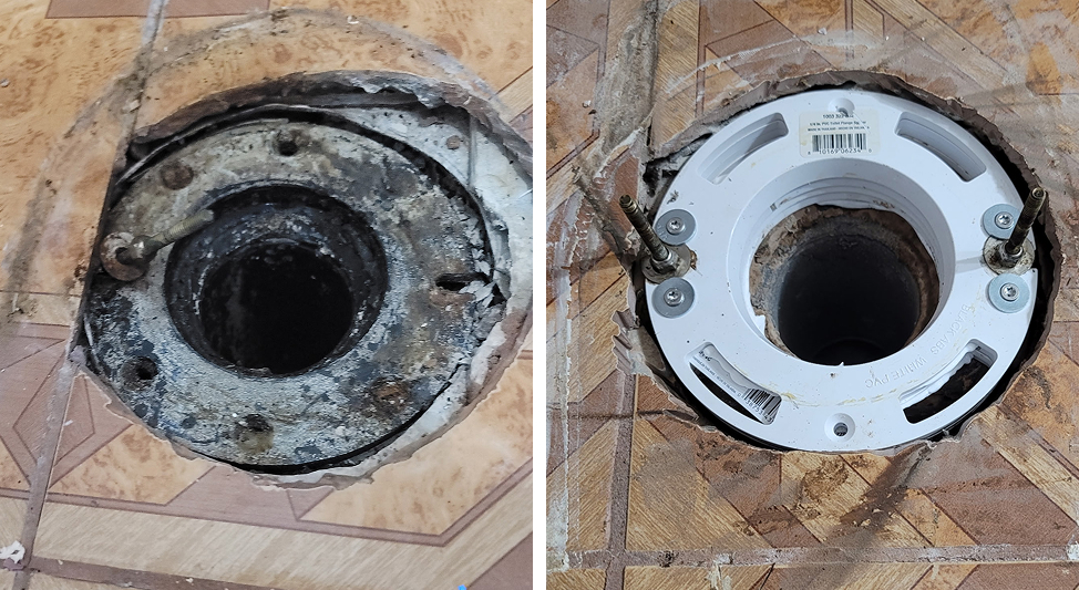 Fixed a Leaking Toilet by Replacing a Damaged Toilet Flange in Thornton, CO
