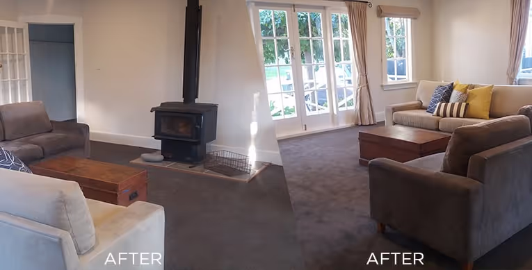 After new carpet was installed