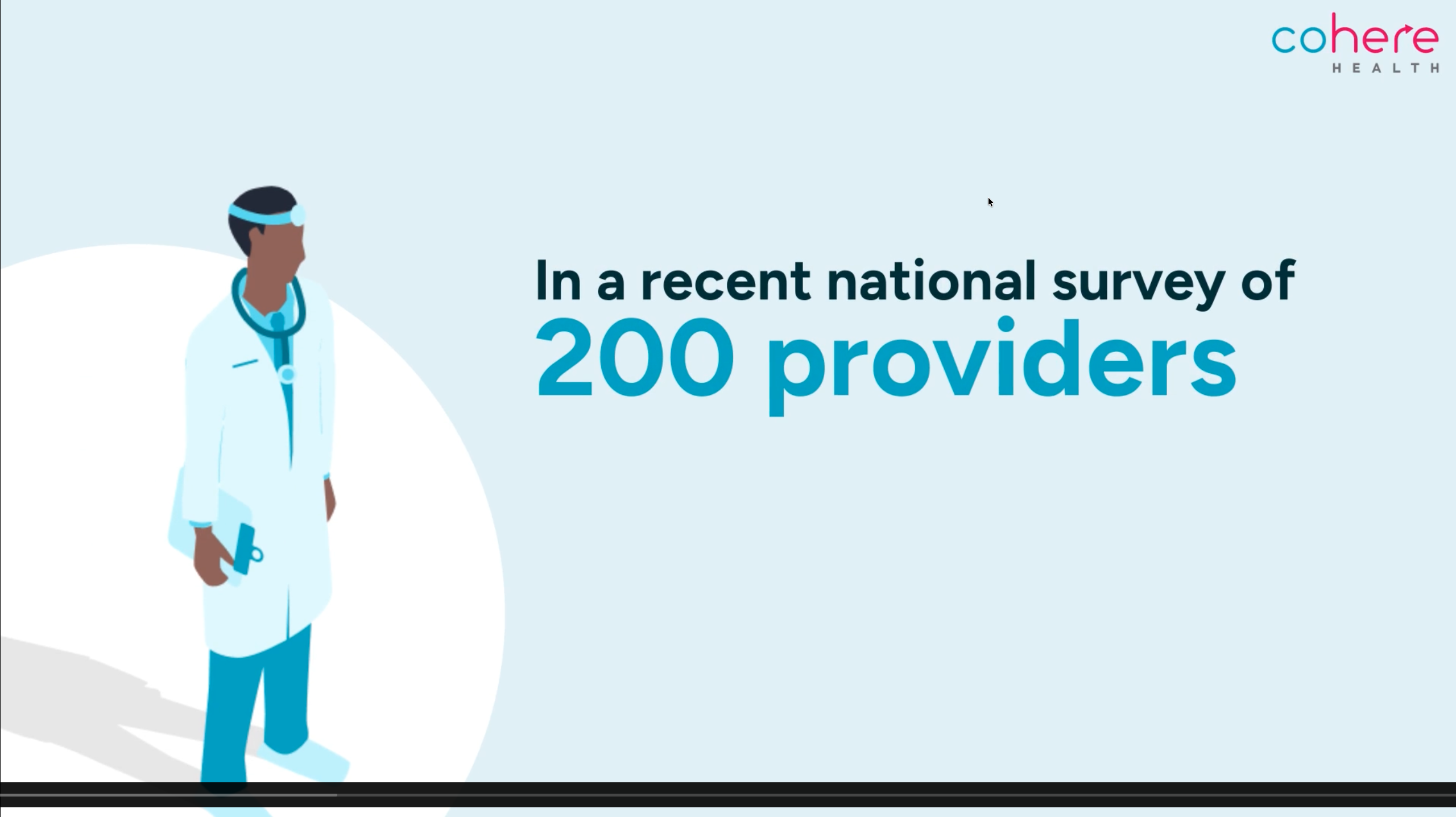 Cohere's Provider Experience video cover graphic