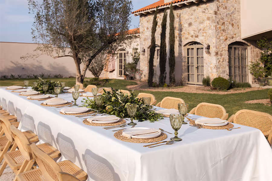 Mesa de evento en Villa Bonita.
