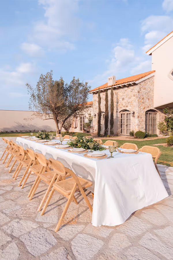 Mesa de evento en Villa Bonita.