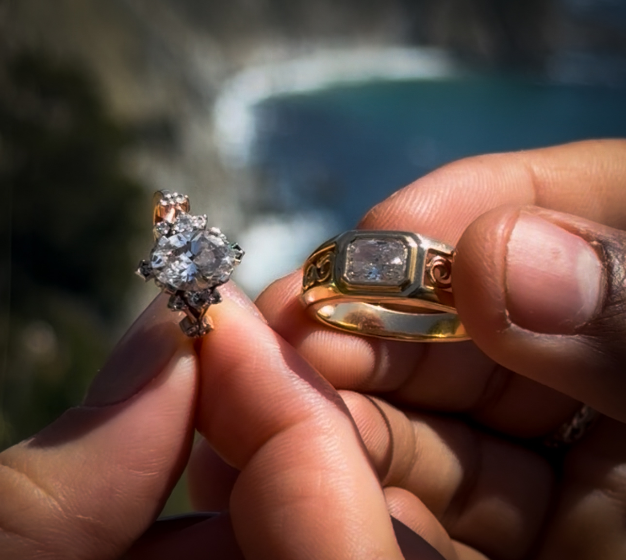 image of bespoke design process (for a jewelry store)