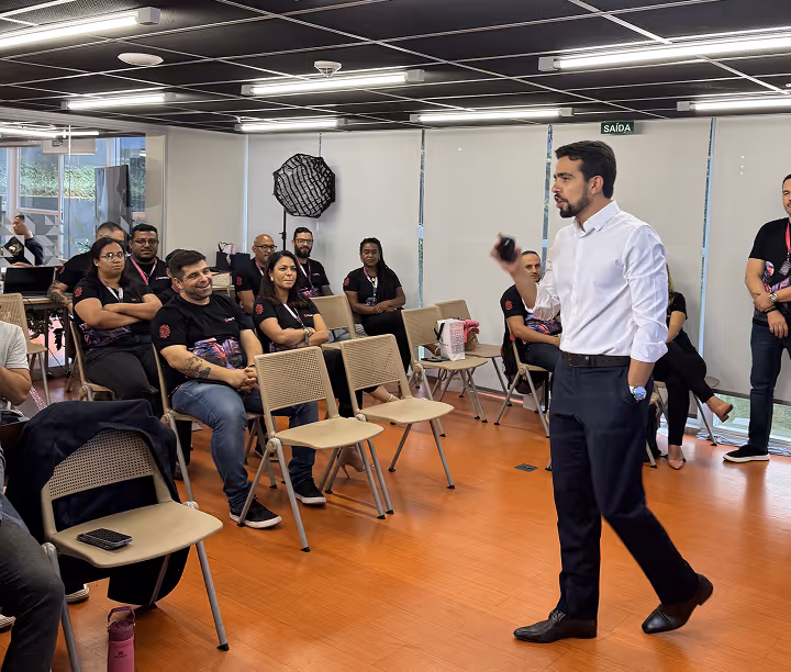 Diogo Póvoa em mentoria empresarial