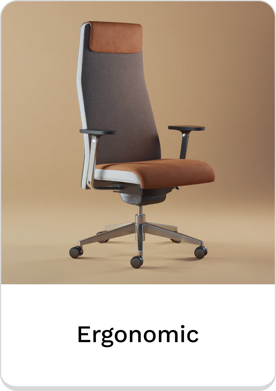Stylish ergonomic office chair with adjustable features and comfortable support.
