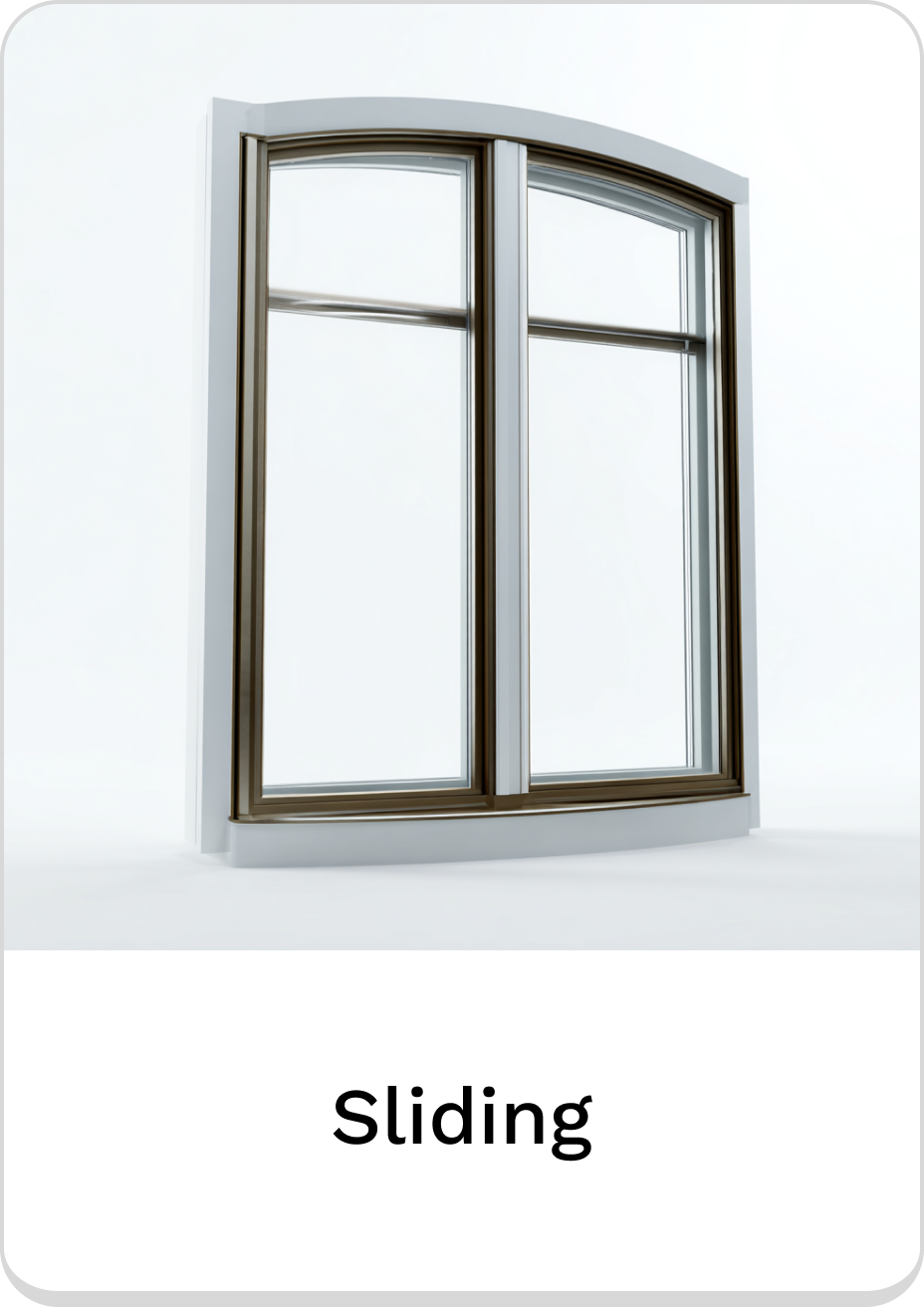 Elegant sliding window design, perfect for enhancing natural light and ventilation.