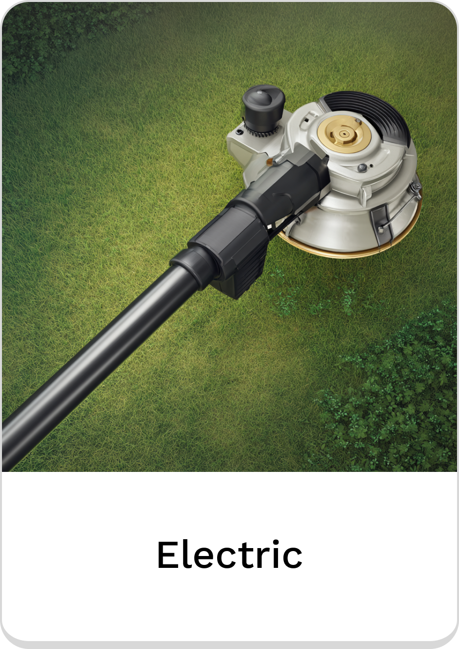 High-performance electric string trimmer for efficient yard maintenance.