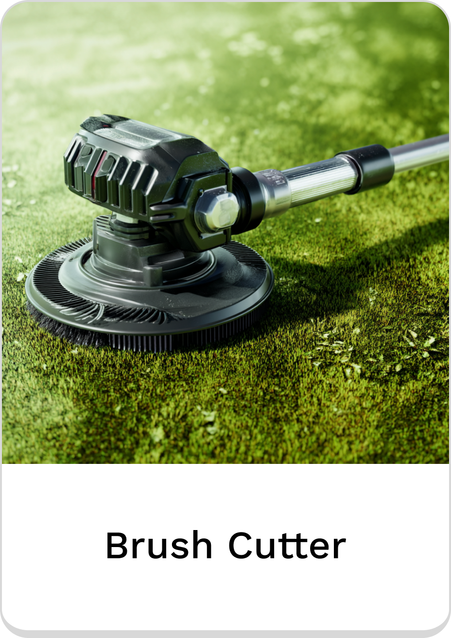 High-performance brush cutter for efficient lawn and garden maintenance.