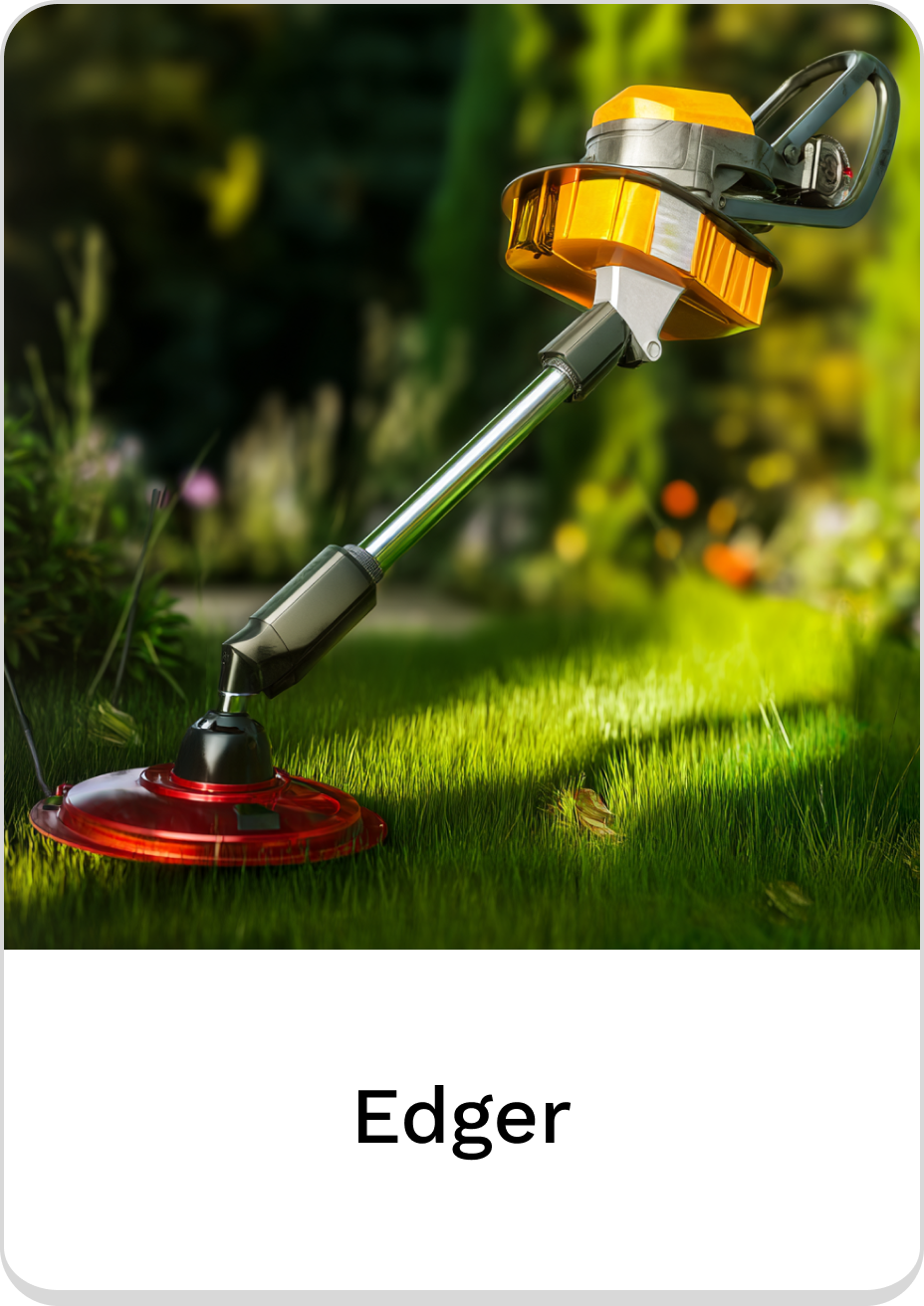 Powerful edger for precise lawn trimming and maintenance in your garden.