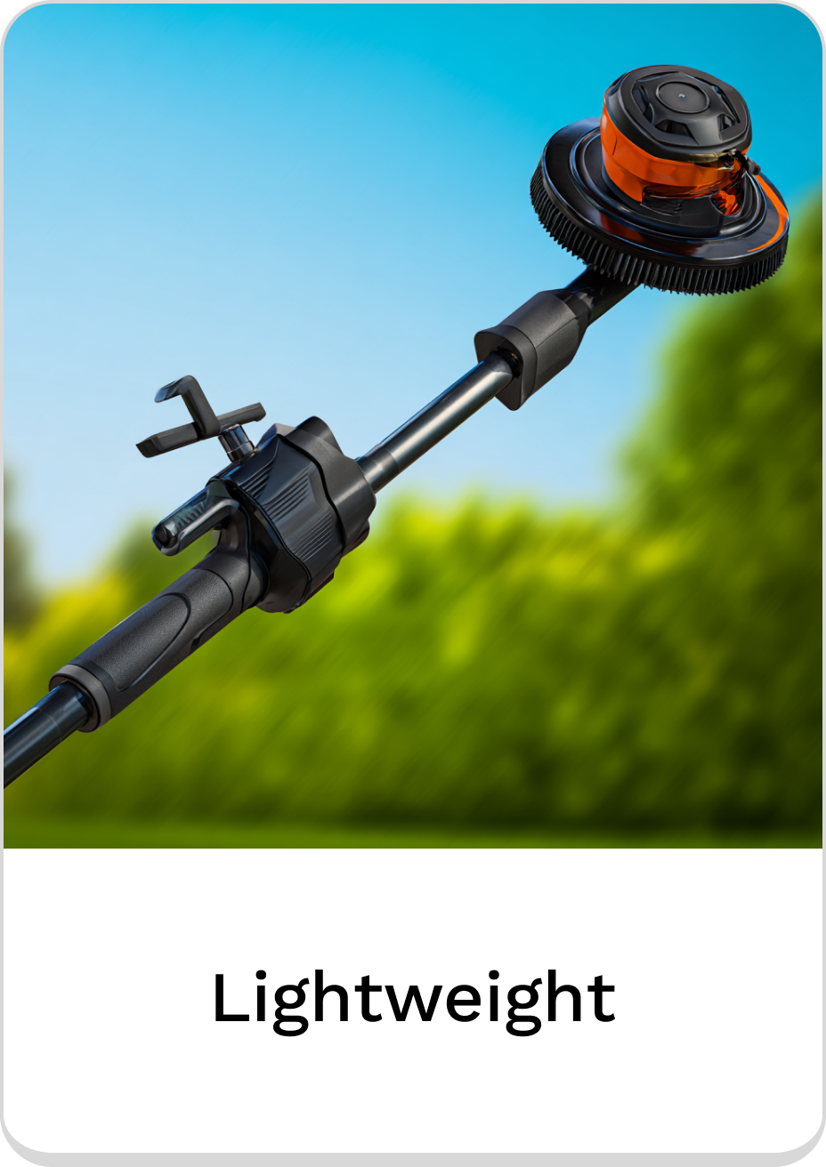 Lightweight trimmer ideal for effortless garden maintenance and precise trimming.
