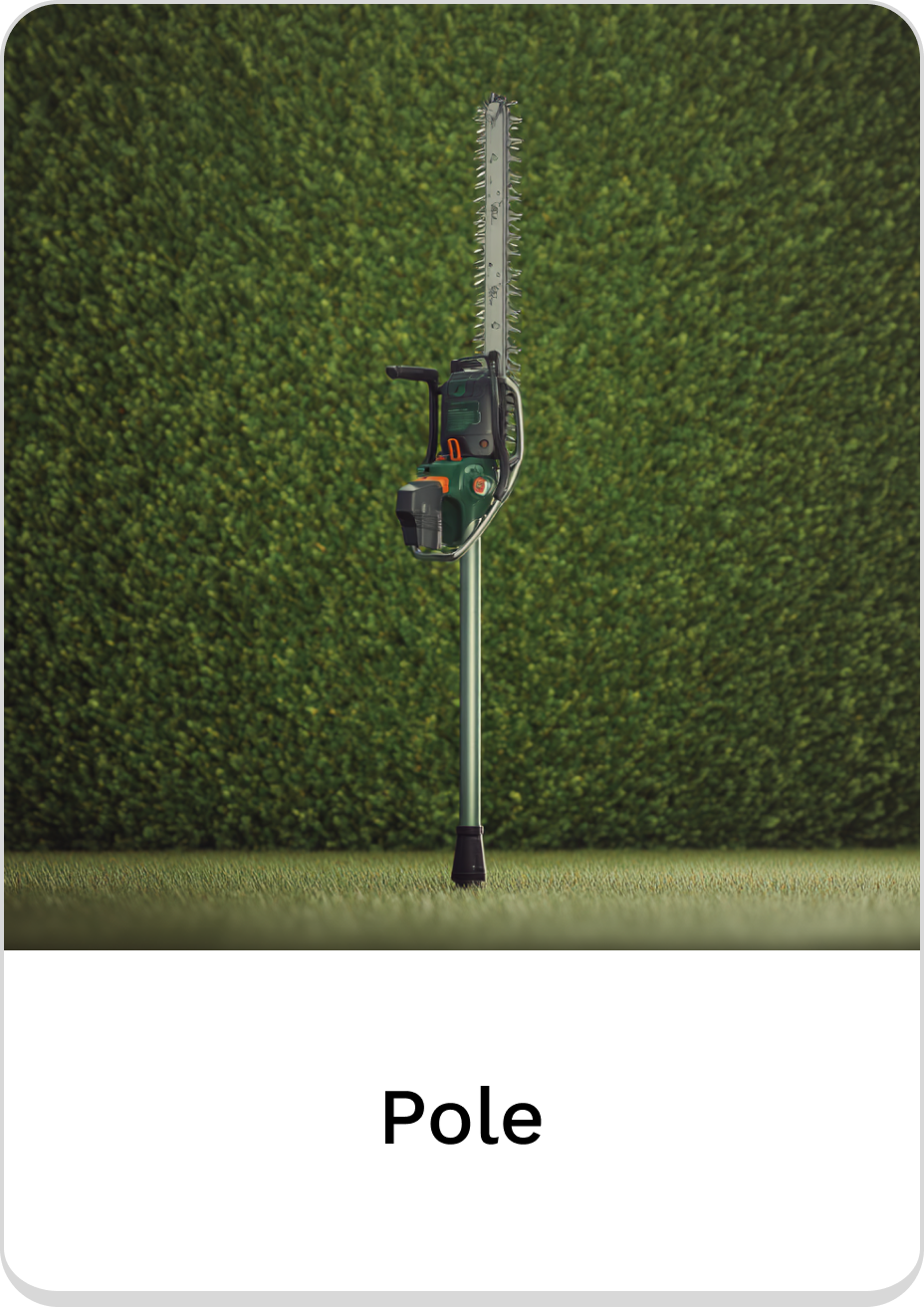 High-quality pole for precise outdoor trimming and landscaping tasks.