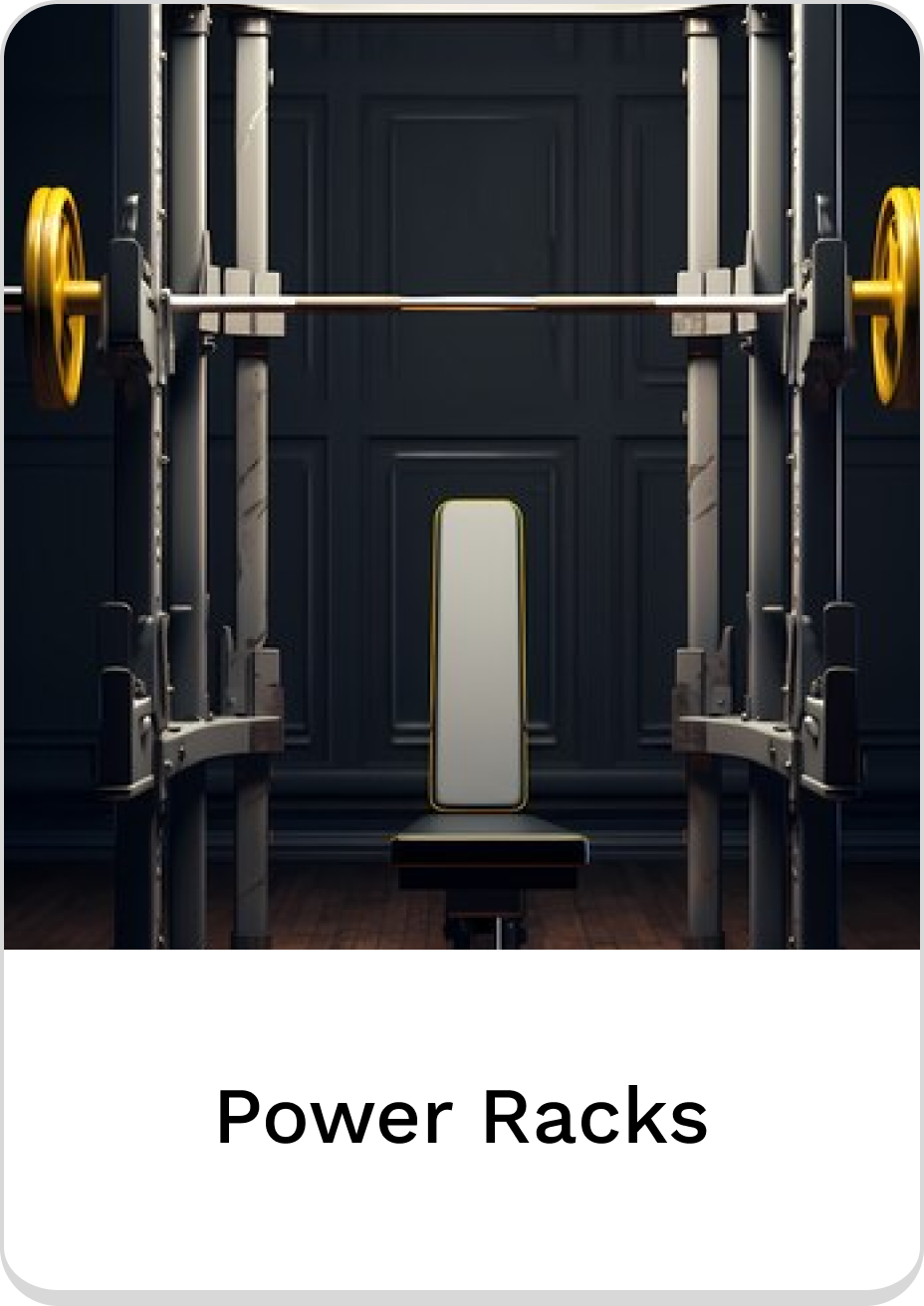 Sturdy power racks for effective strength training and safe weightlifting at home.