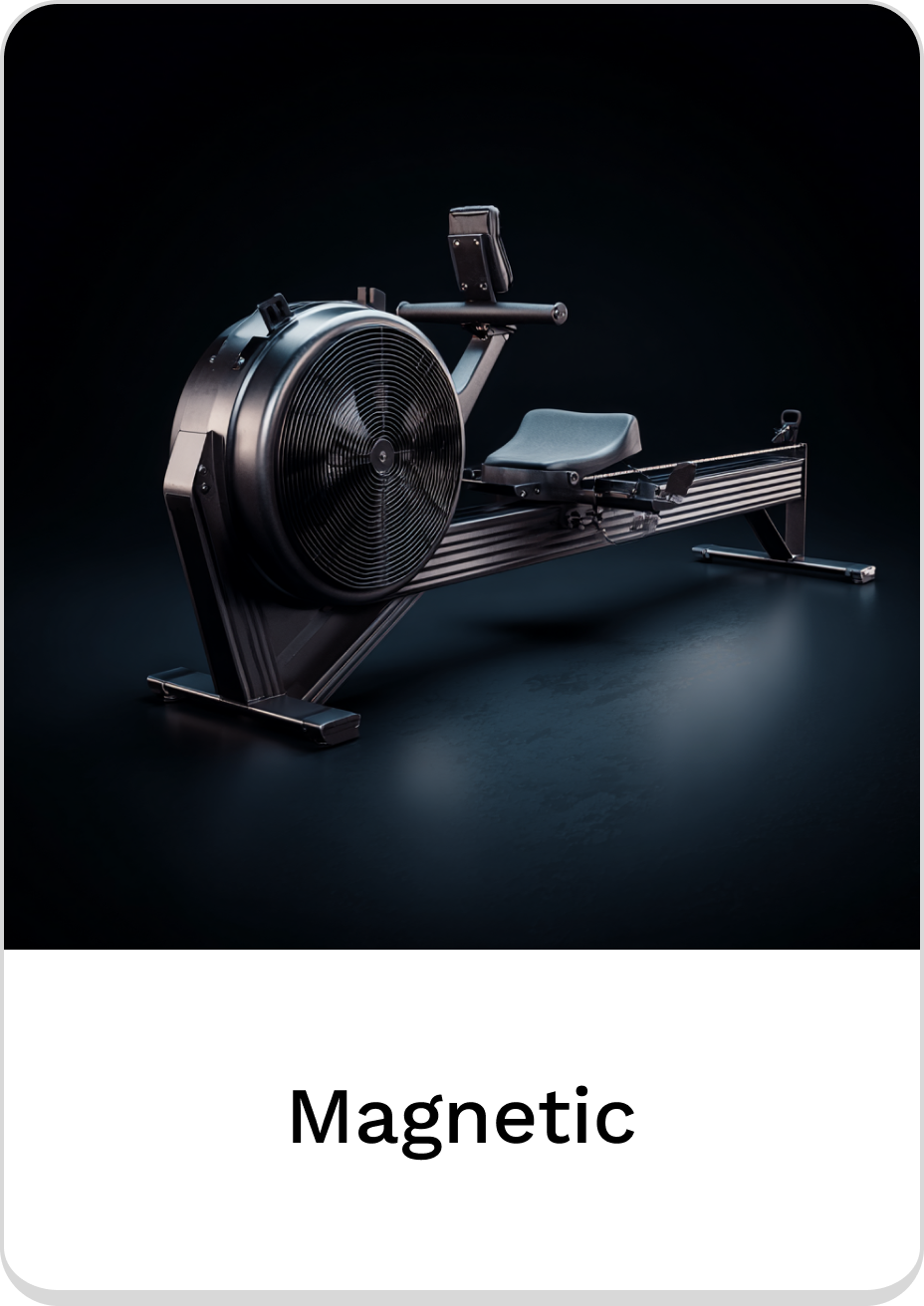 Magnetic rowing machine for effective home fitness workouts.