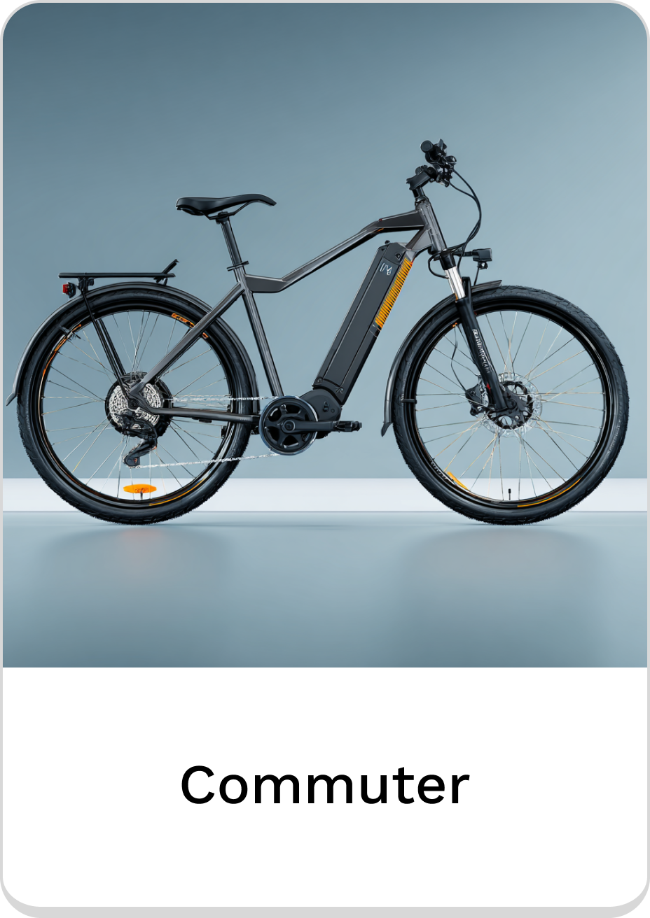 Stylish electric bike designed for efficient commuting and urban travel.