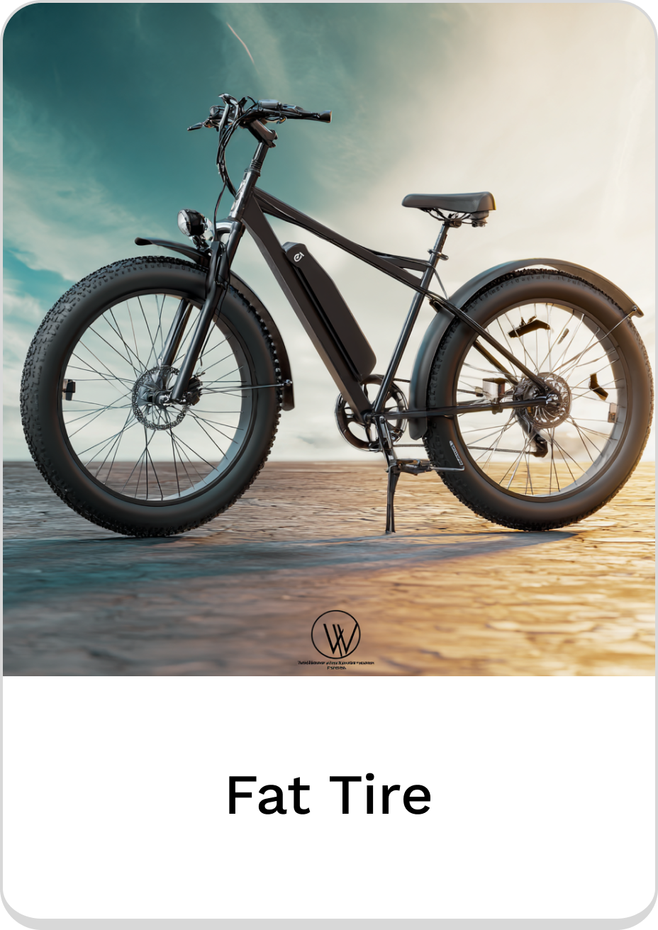 Stylish black electric bike with fat tires for a smooth ride.
