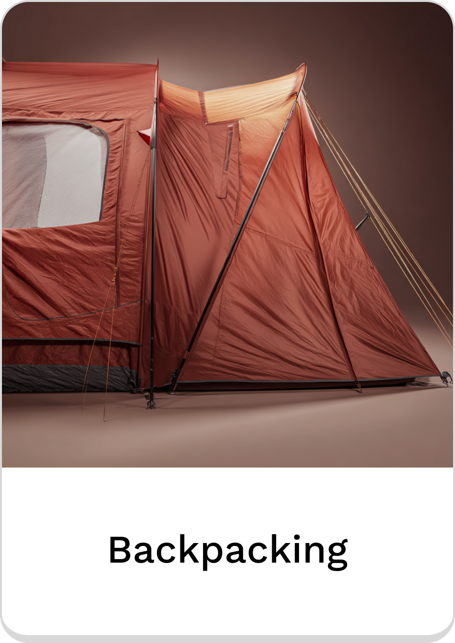 Compact red tent for backpacking adventures, showcasing durability and easy setup.