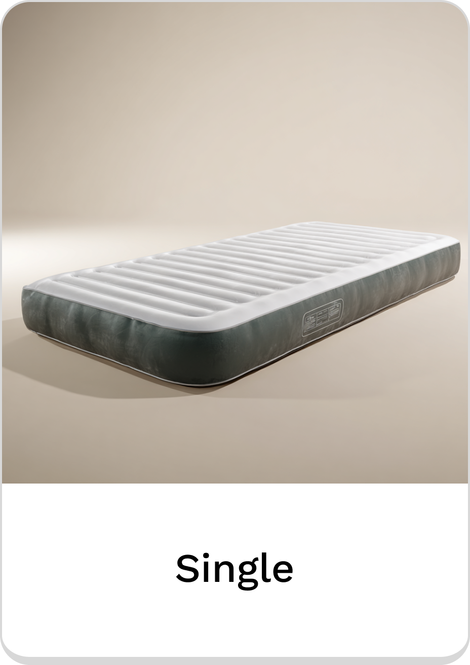 Comfortable single mattress with a sleek design for optimal sleep quality.
