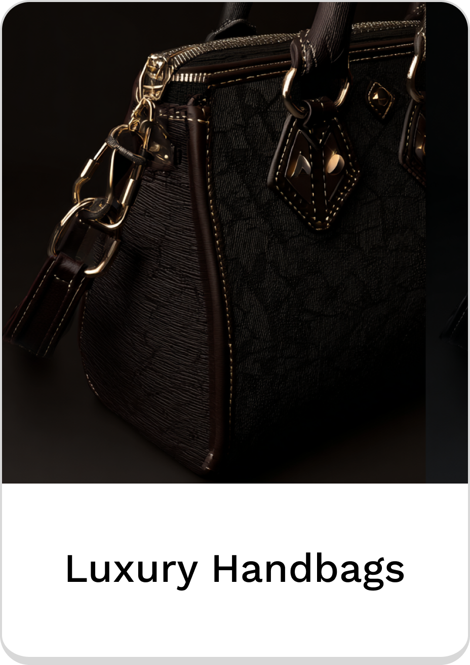 Elegant black luxury handbag with stylish gold accents and refined detailing.