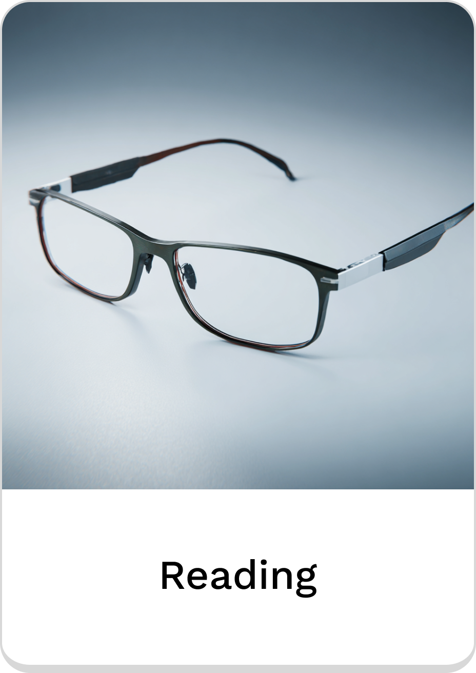 Stylish reading glasses with a modern design, perfect for enhancing your reading experience.