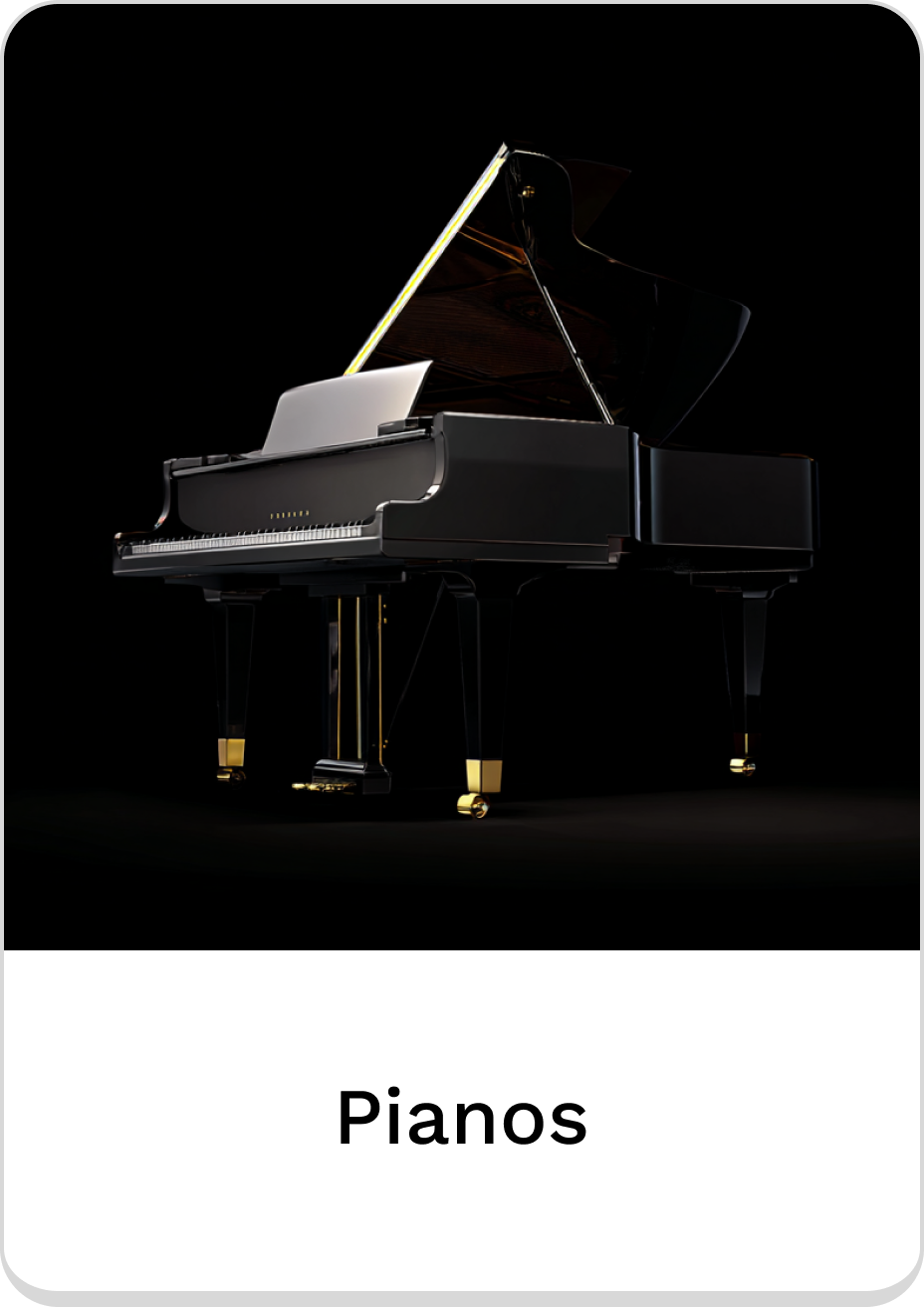 Elegant grand piano highlighting premium design and craftsmanship in the pianos subcategory.
