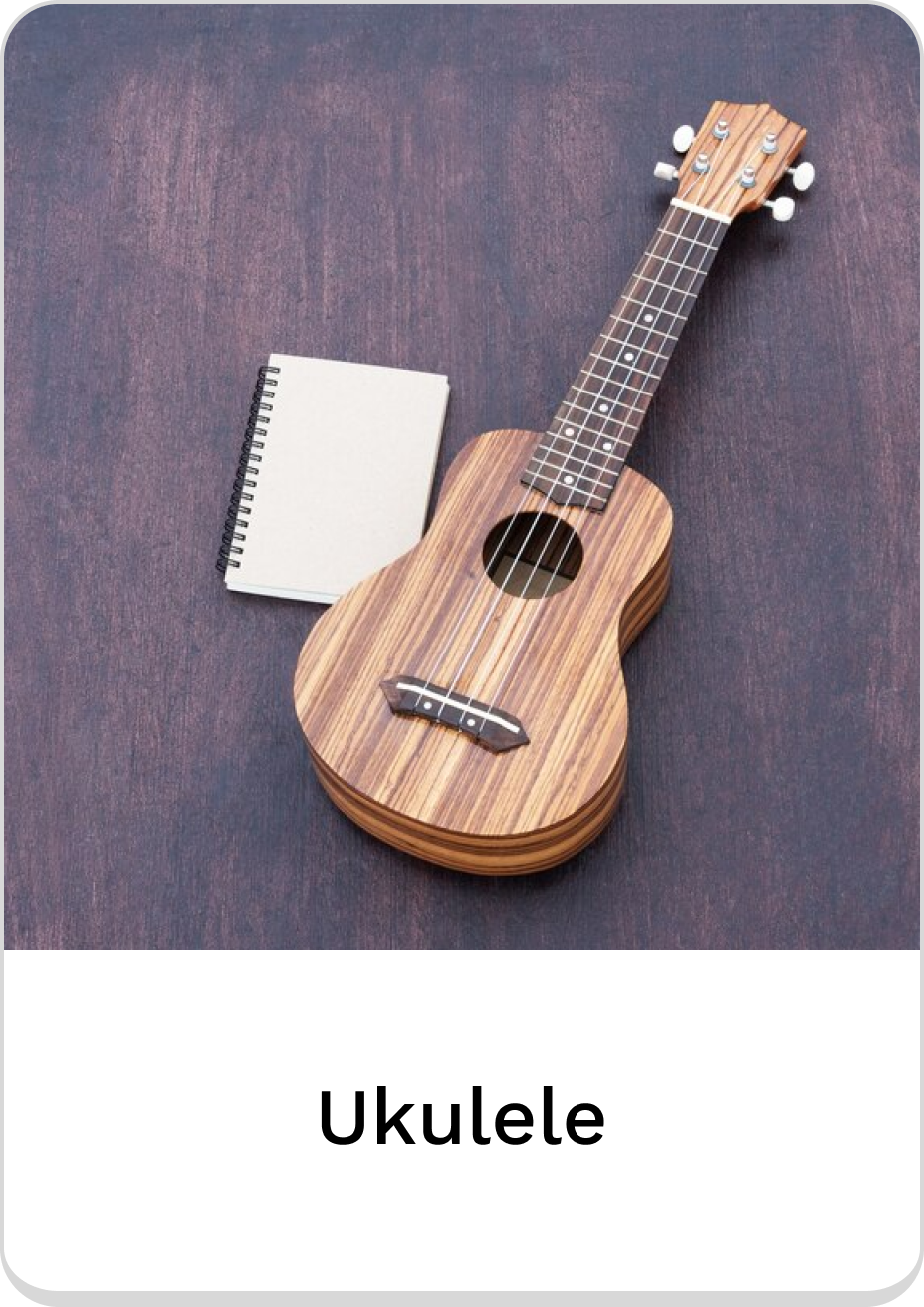 Beautiful ukulele with a notebook, perfect for musicians and songwriters.