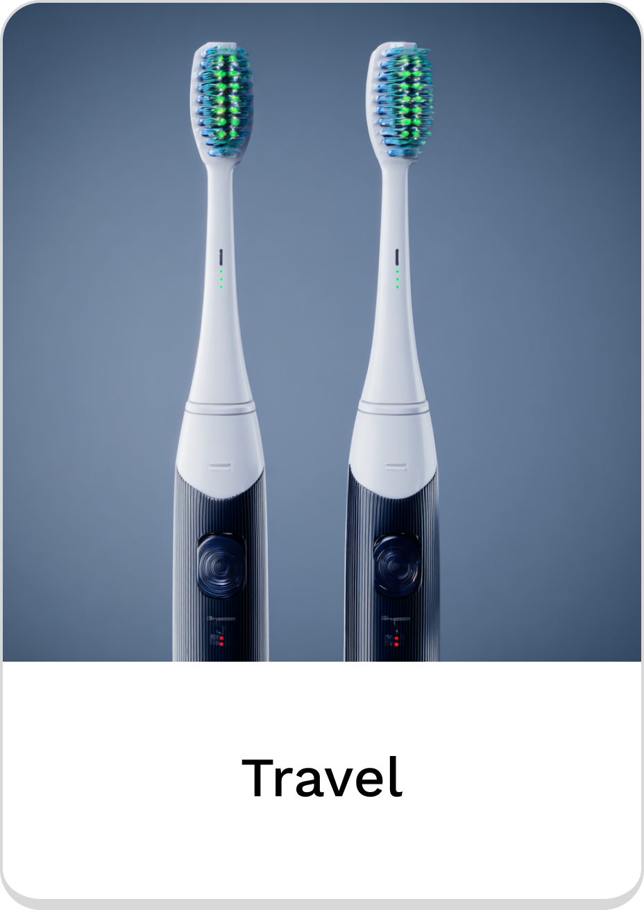 Compact travel electric toothbrushes with advanced cleaning technology for on-the-go oral care.