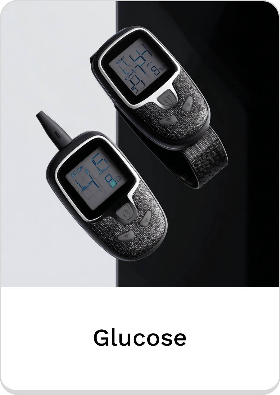 Glucose meter with sleek design for accurate blood sugar monitoring devices.