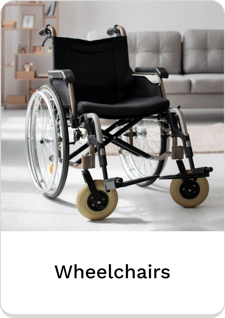 Modern black wheelchair design in a cozy indoor setting