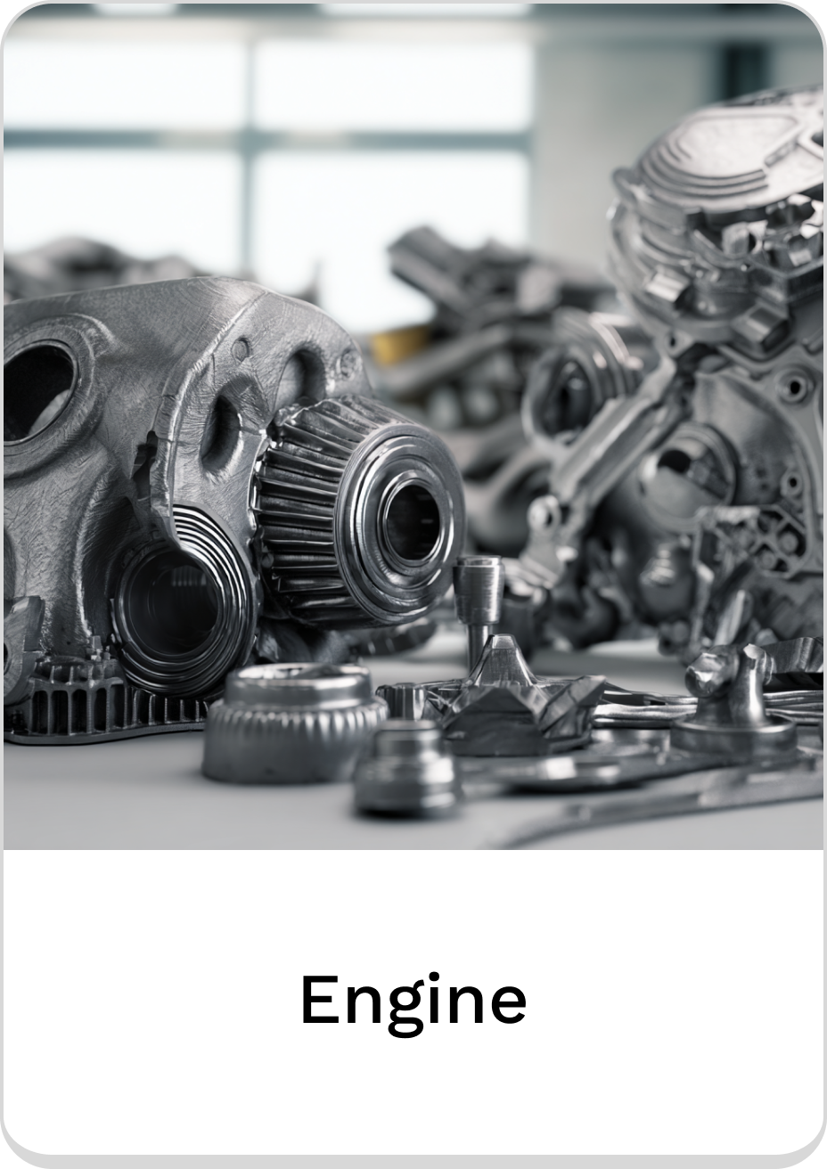 Detailed engine components showcasing quality craftsmanship and precision engineering.