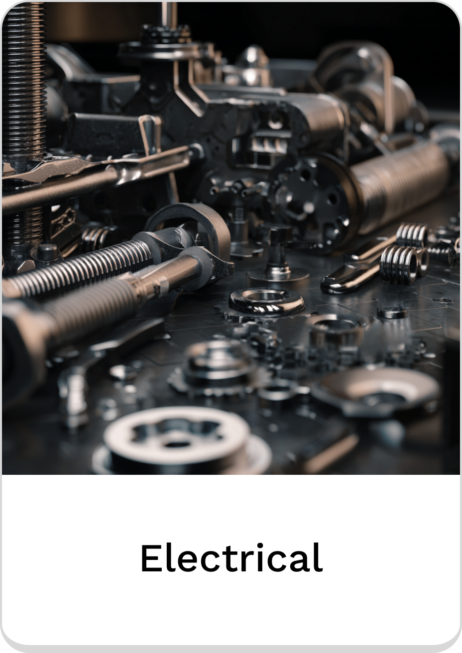 Close-up of intricate electrical components and machinery parts.