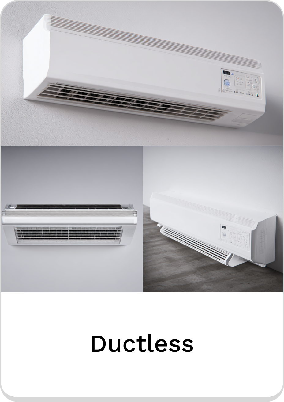 Sleek ductless air conditioner perfect for efficient home cooling solutions.