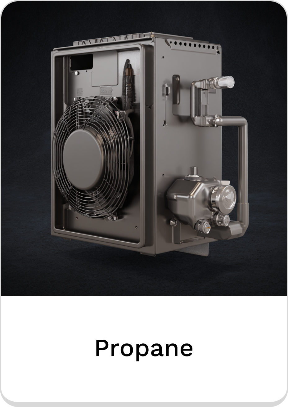 High-efficiency propane heater with durable design for reliable heating solutions.