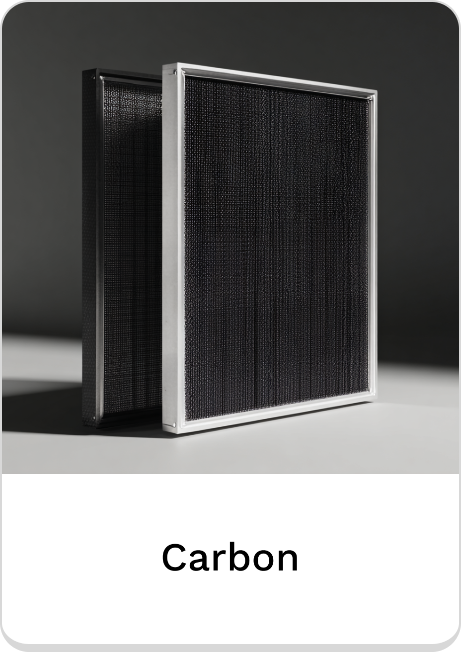 High-quality carbon filter for improved air purification and odor removal.