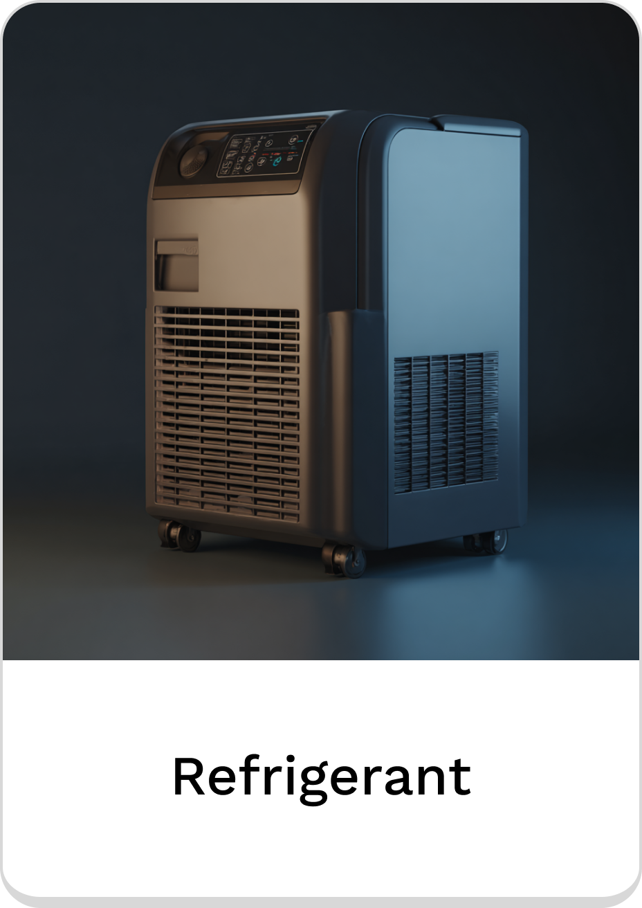 Portable refrigerant unit designed for effective cooling and temperature control.