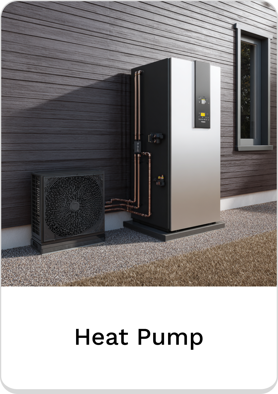 Energy-efficient heat pump installed outside a modern home for optimal climate control.