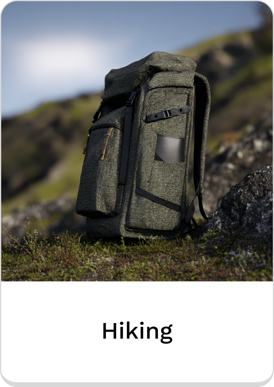Durable green hiking backpack designed for outdoor adventures and exploration.