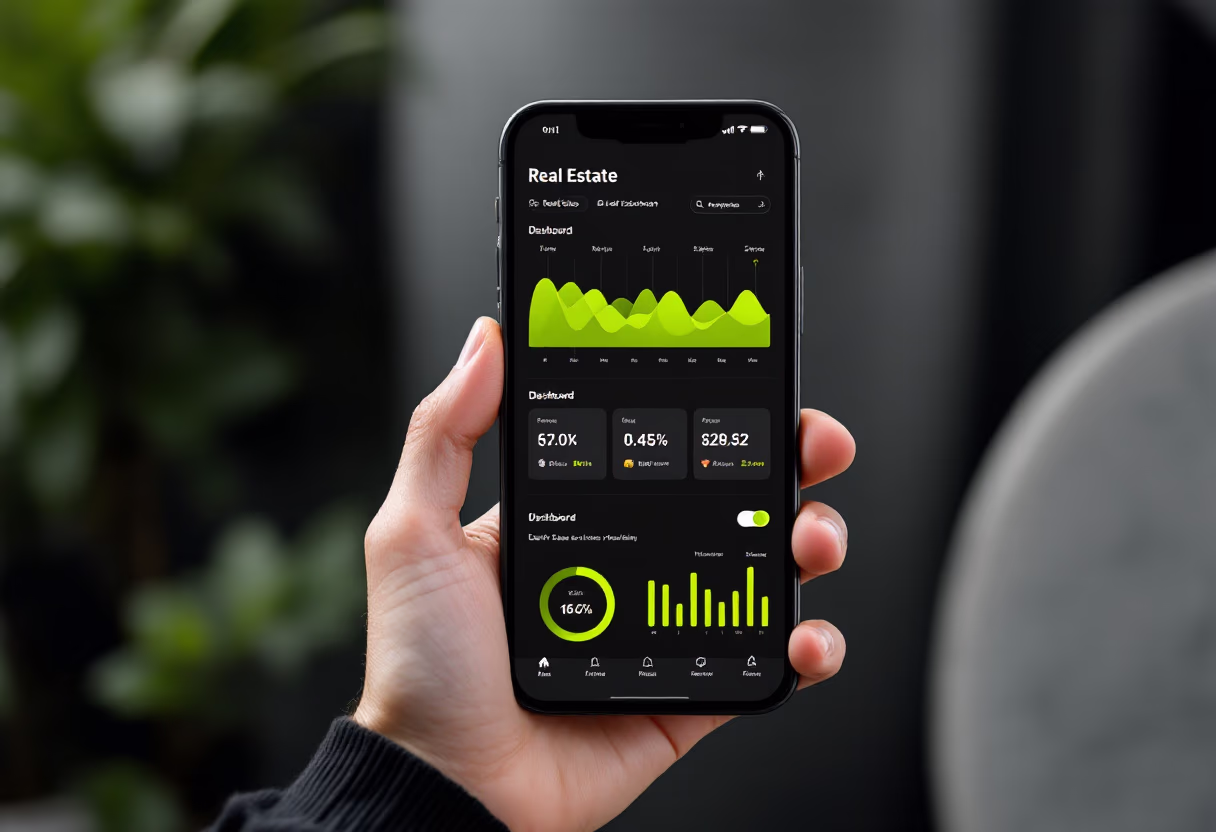[interface] screenshot of dashboard interface (for a real estate tech)