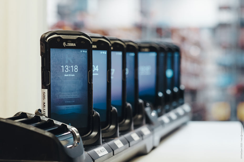 image of students engaging with the software