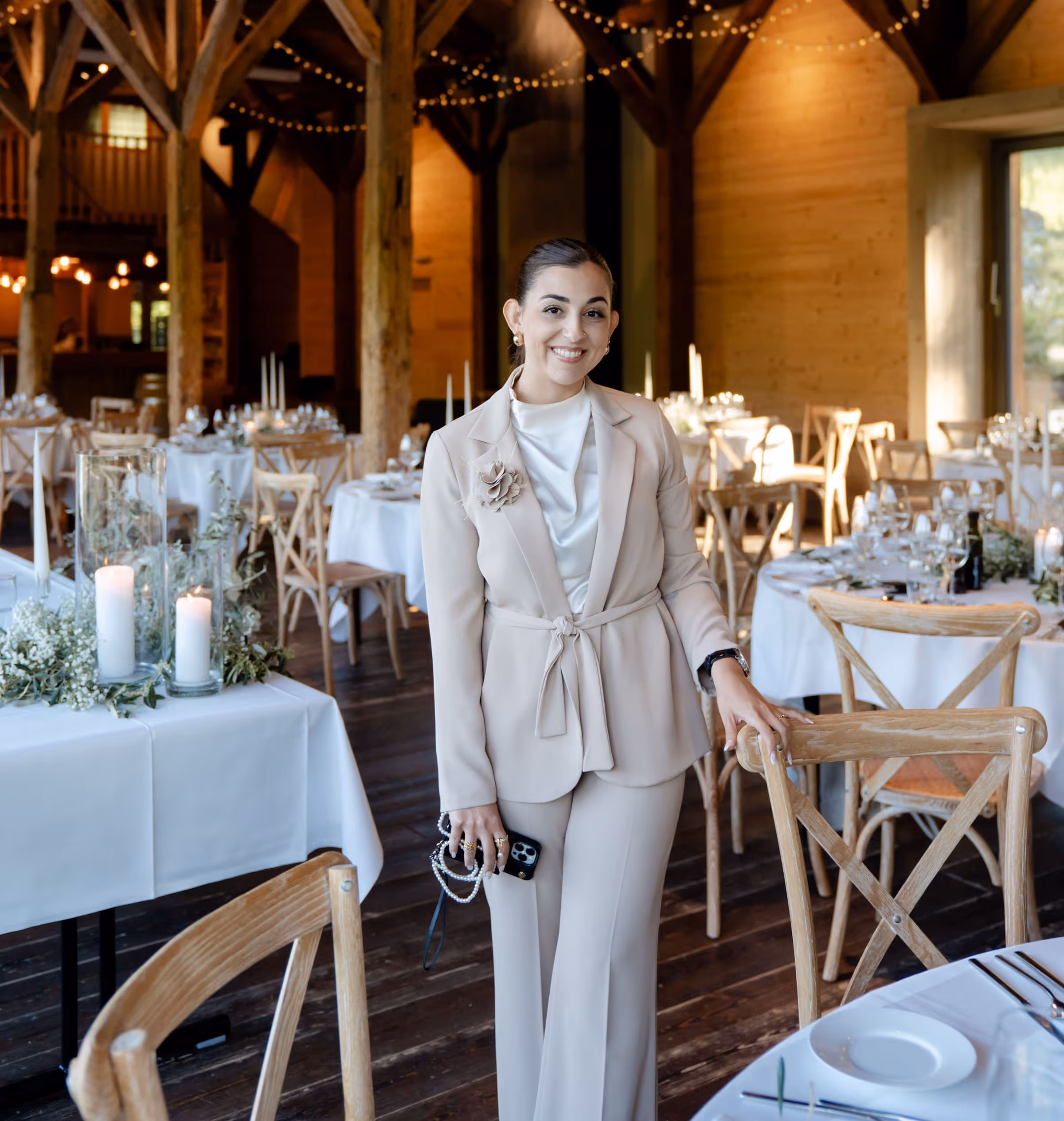Marisa Barbato, eine Hochzeitsplanerin aus der Schweiz, Schaffhausen. Geniesst eine elegante Hochzeit.