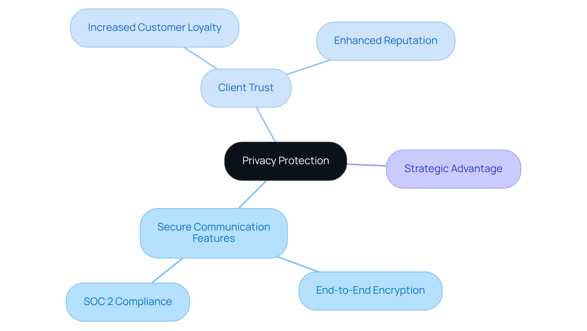 Start with the central theme of privacy protection, then explore how secure features enhance trust and provide strategic advantages in business. Start with the central theme of privacy protection, then explore how secure features enhance trust and provide strategic advantages in business.