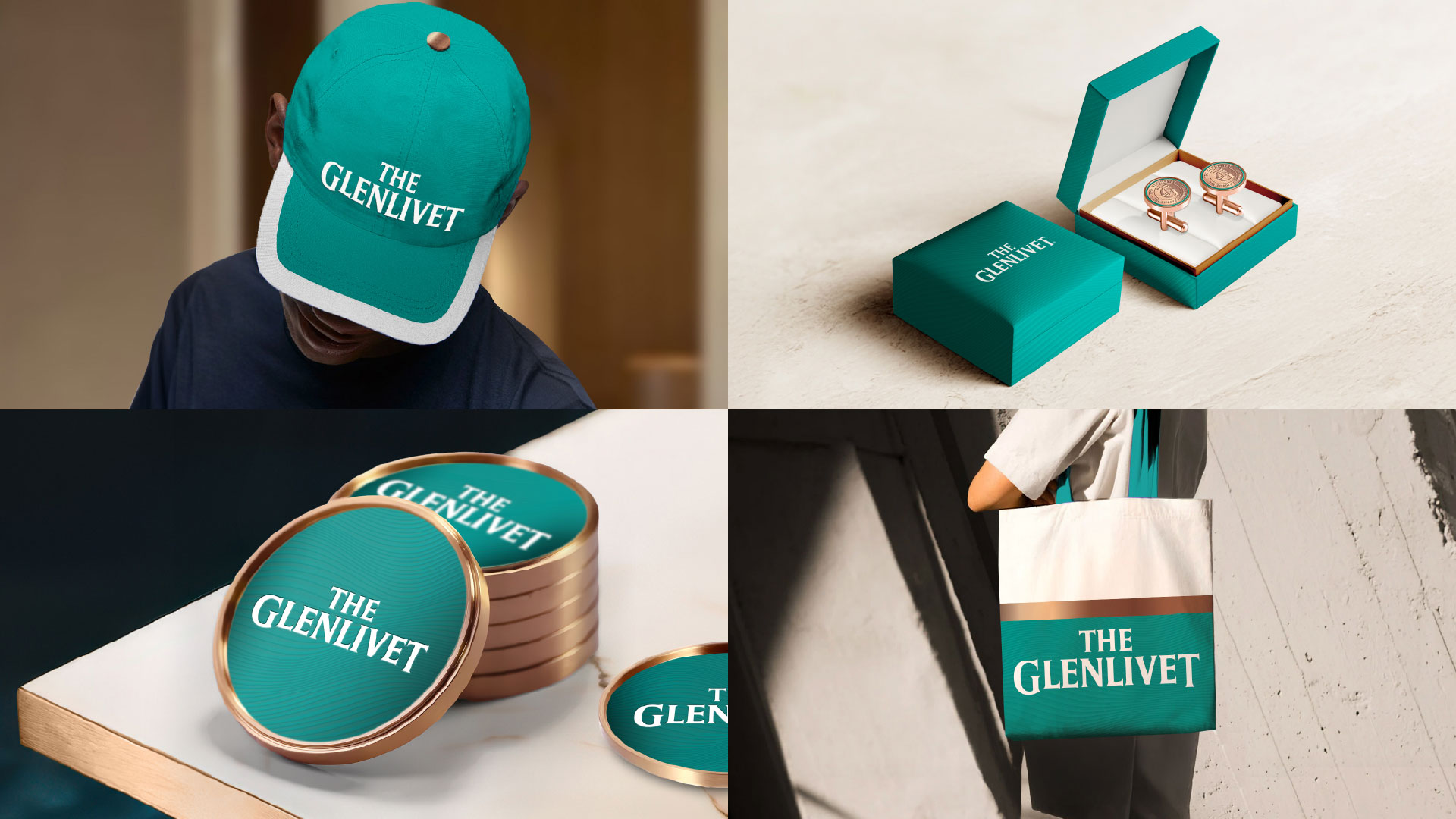 The Glenlivet's new On Trade identity.