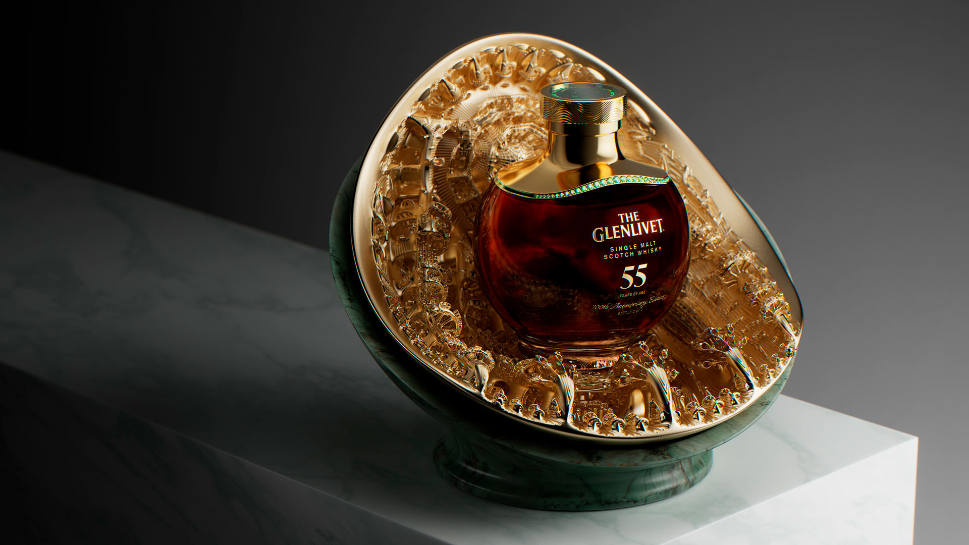 Using code, material, and form, Hansmeyer’s masterpiece draws inspiration from the River Livet — the lifeblood of the distillery since the beginning.​