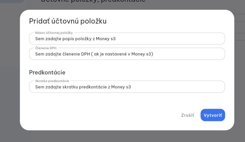 Doklado - Účtovné položky - banka