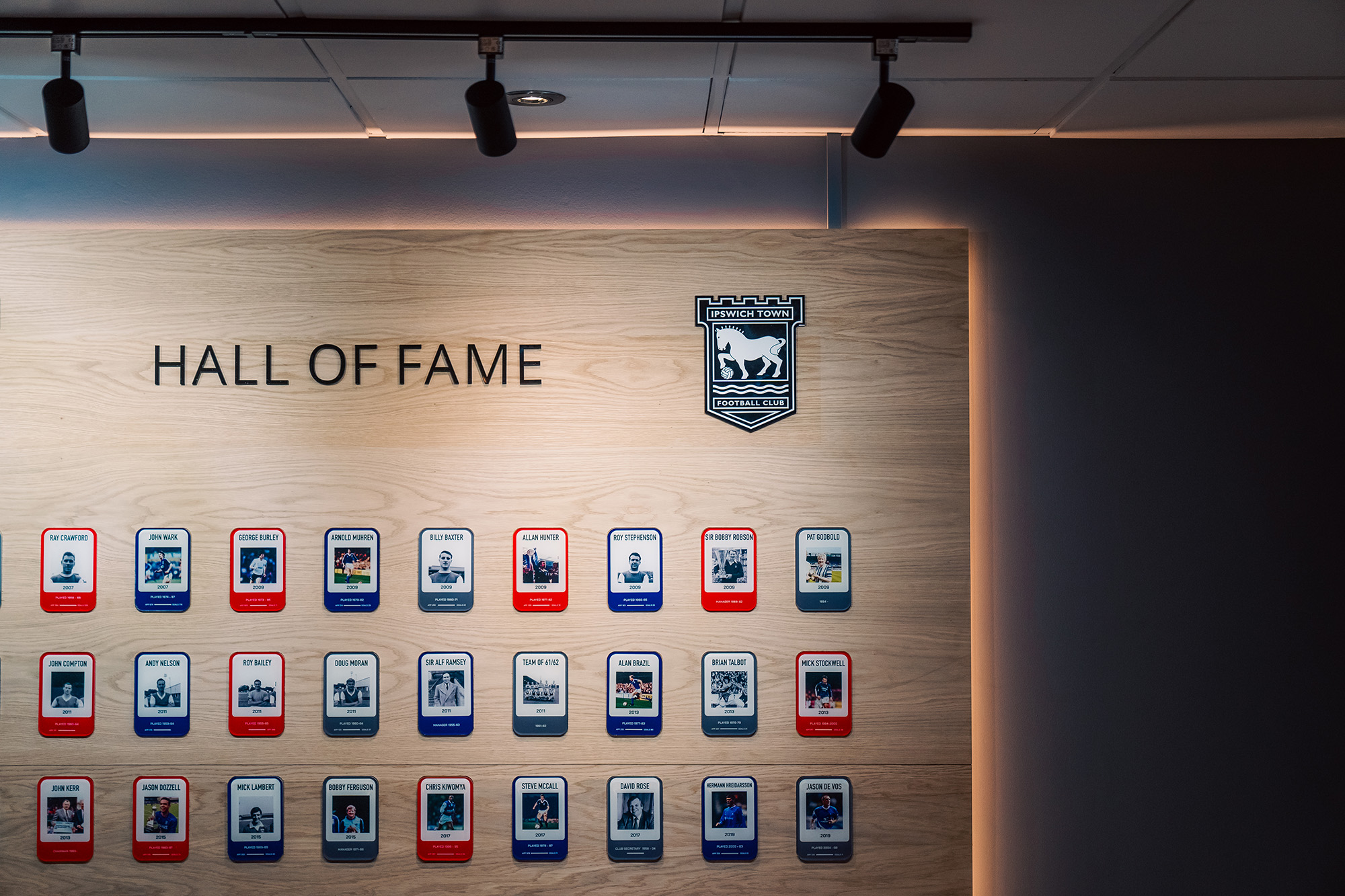 Interior design suite for the directors at Ipswich stadium Furniture and styling on the tables by Designers Touch