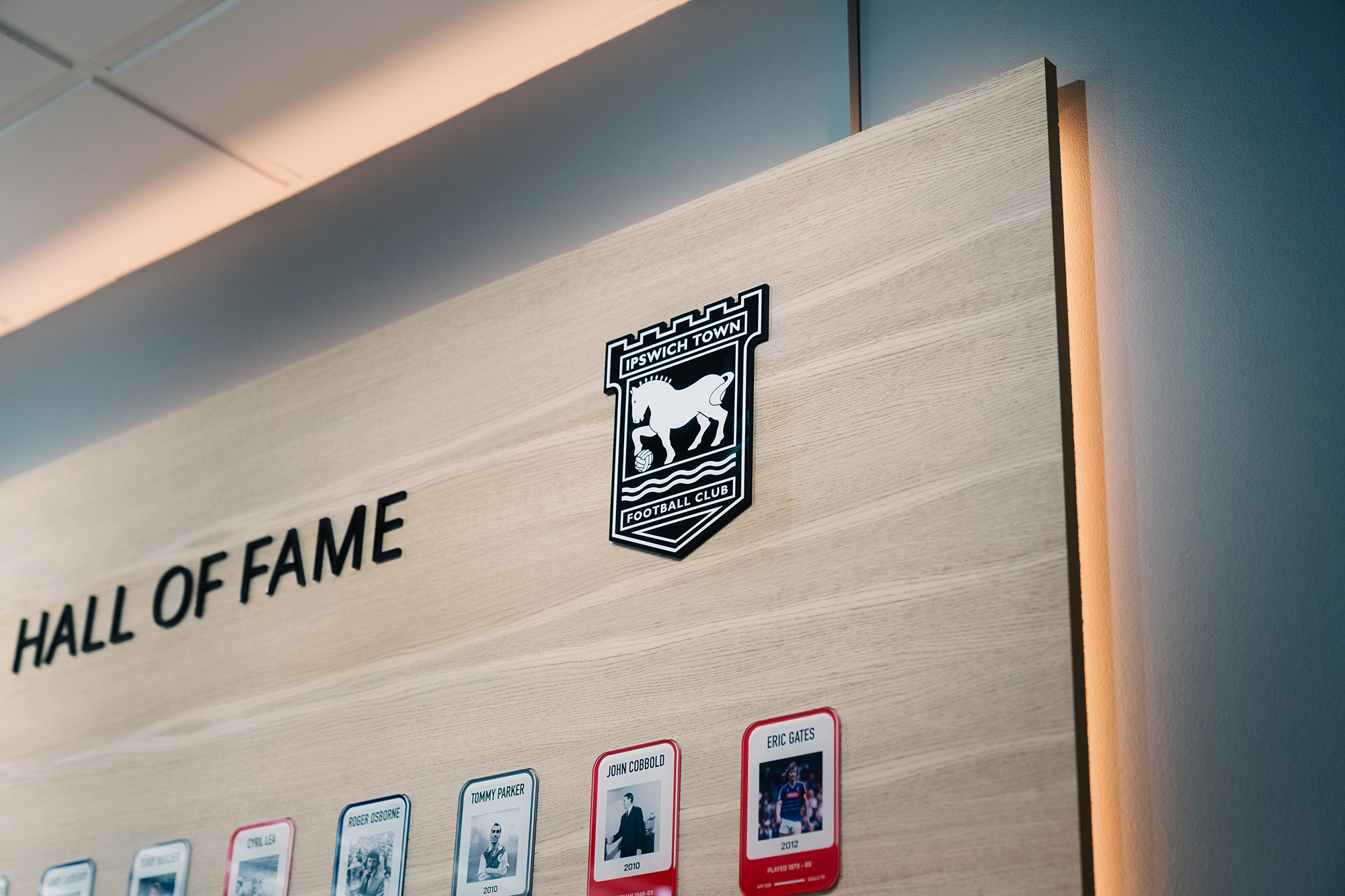 A view of the Gamechanger suite at Ipswich stadium  designed by Layrd commercial interior design 