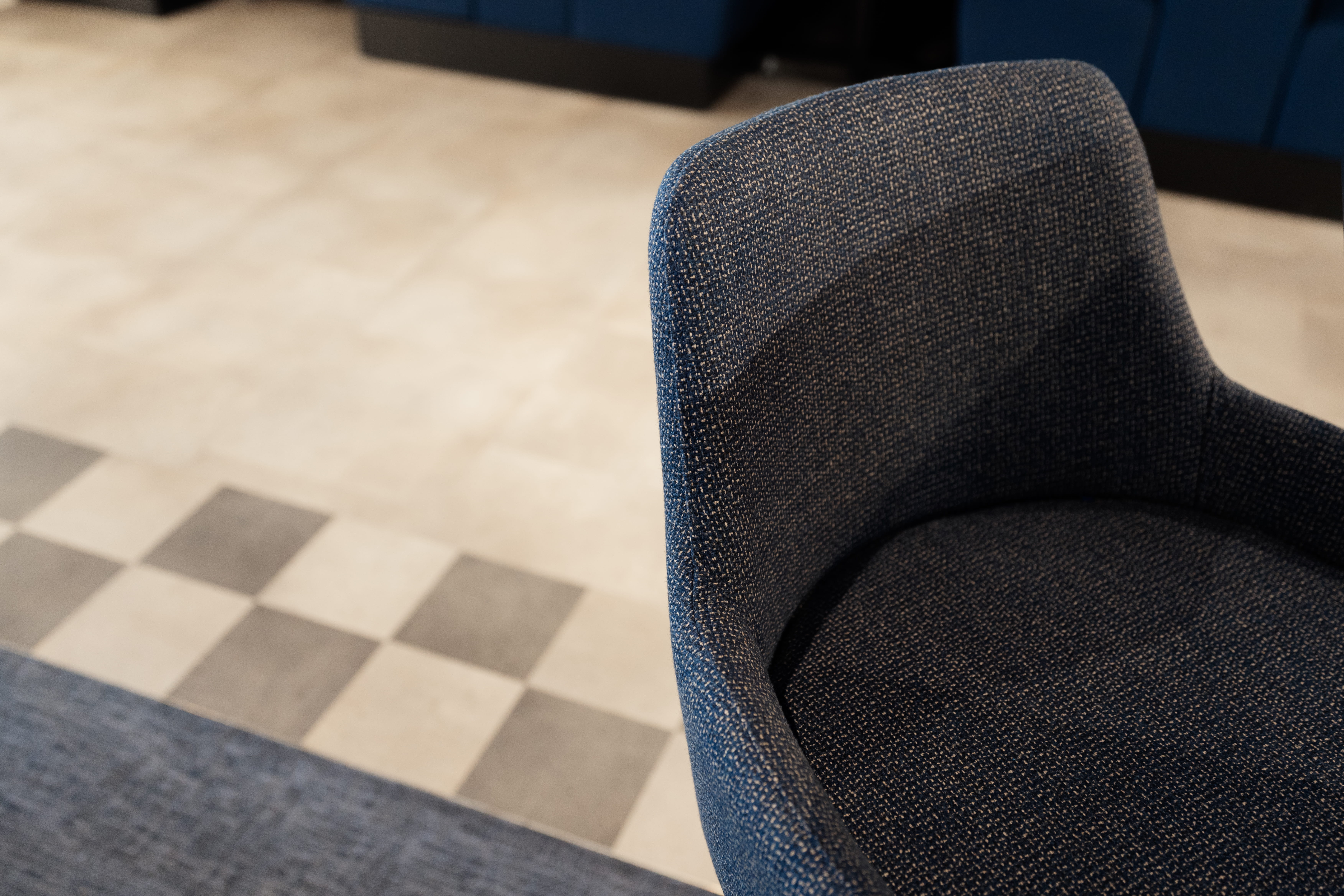 Interior design suite for the directors at Ipswich stadium Furniture and styling on the tables by Designers Touch