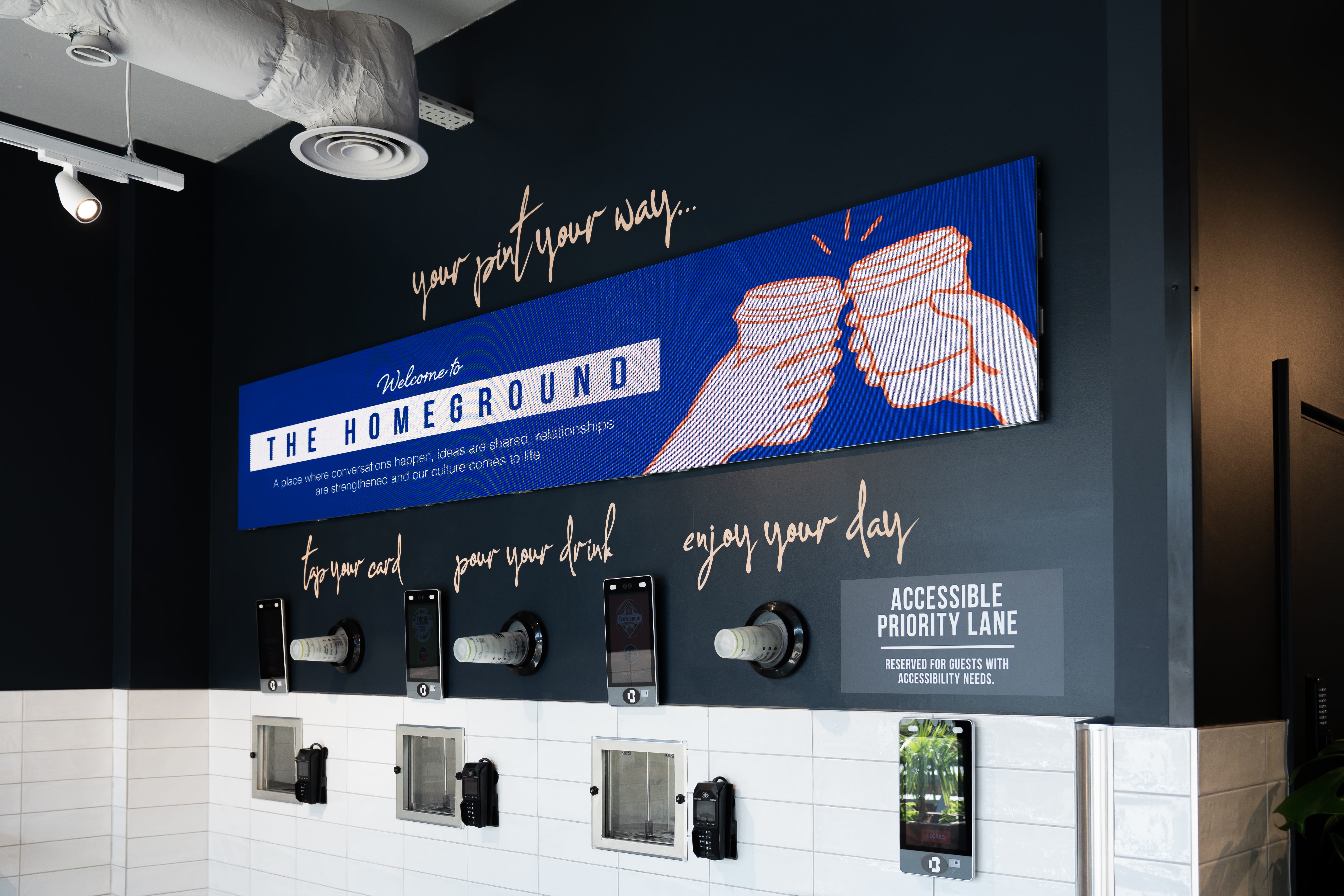 Towels designed by Designers Touch for the Gamechager suite at Ipswich stadium