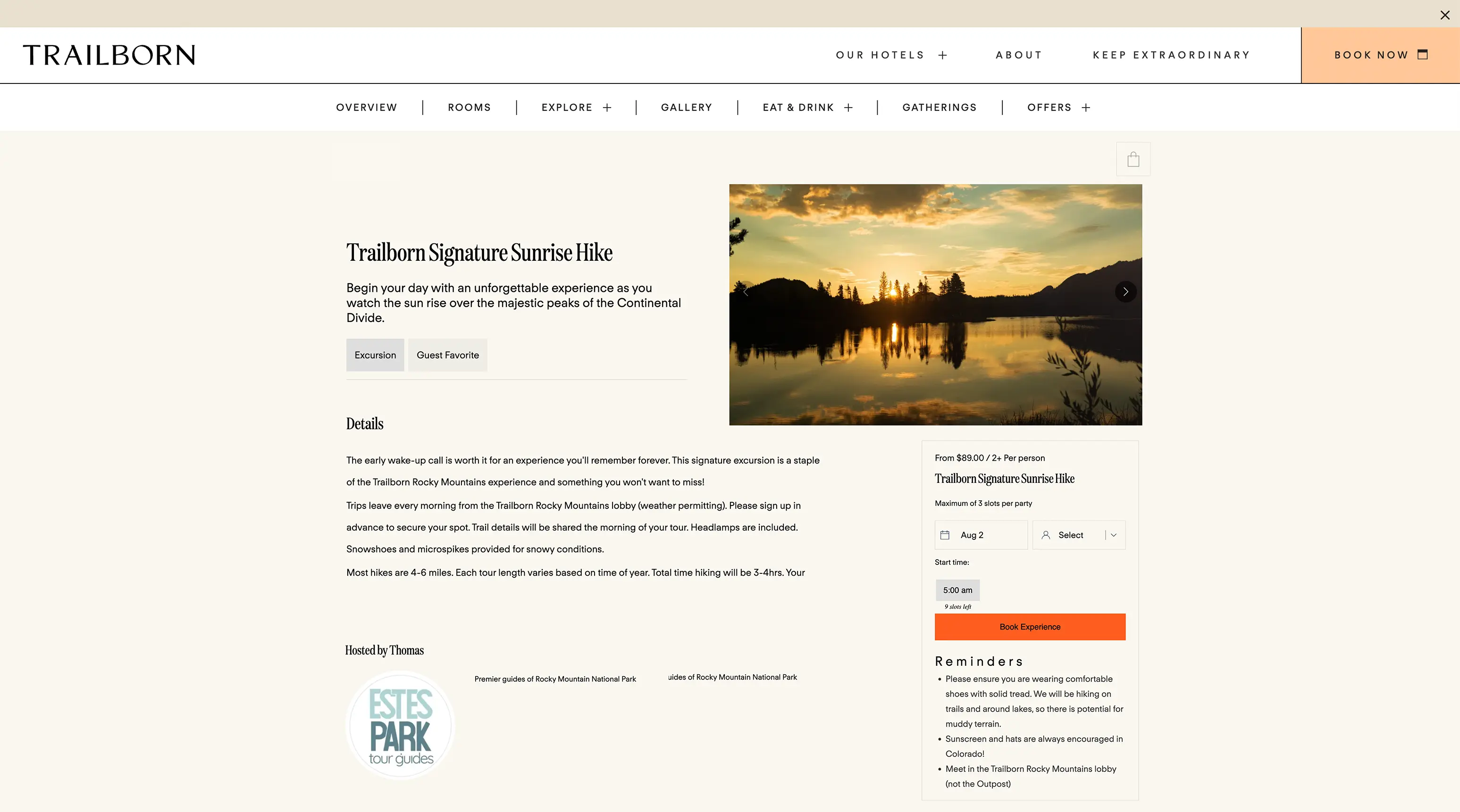 A screenshot of a webpage featuring a bookable experience in Paris for connoisseurs of food and wine.