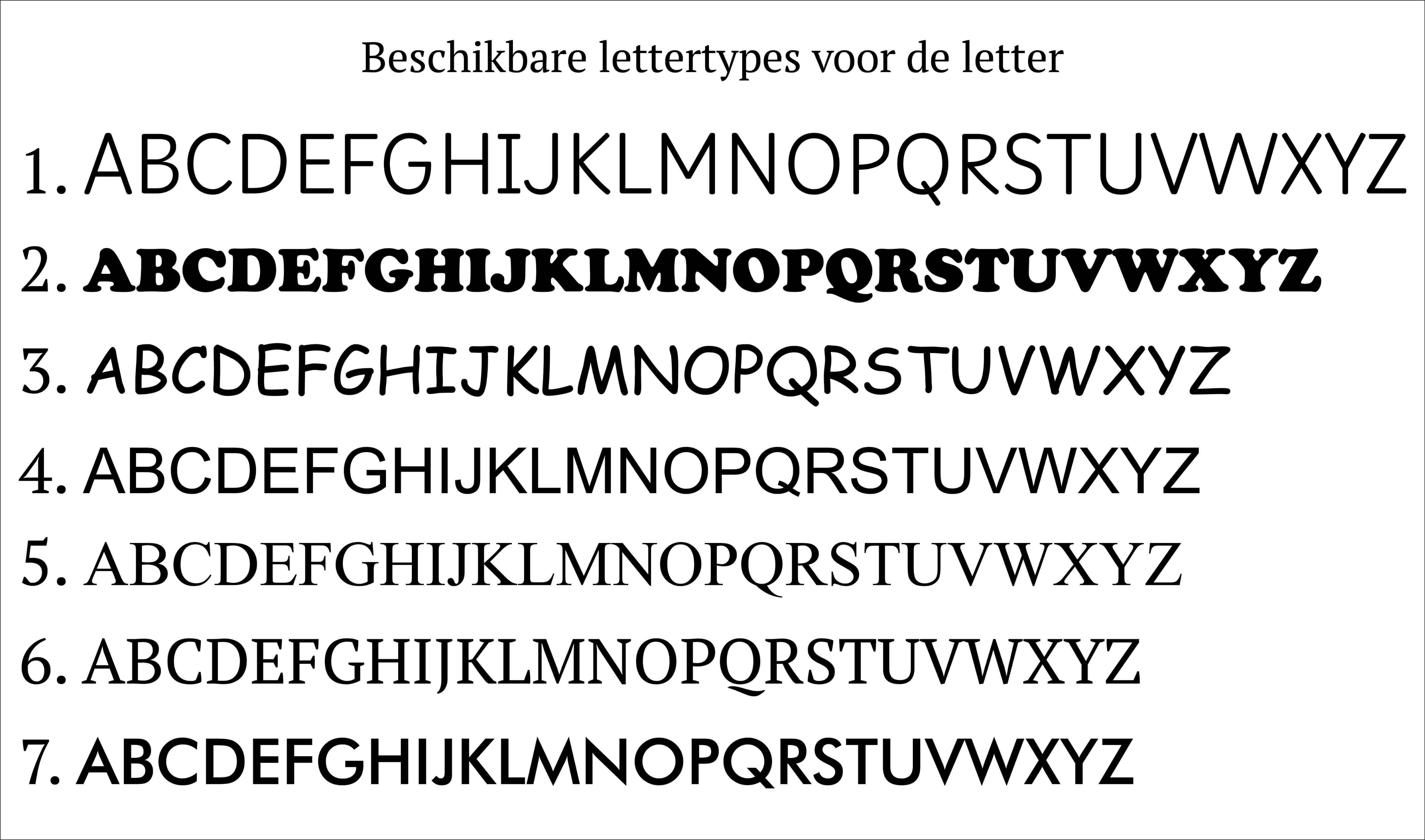 houten letter met naam